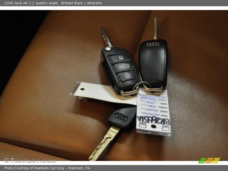 Brilliant Black / Amaretto 2006 Audi A6 3.2 quattro Avant