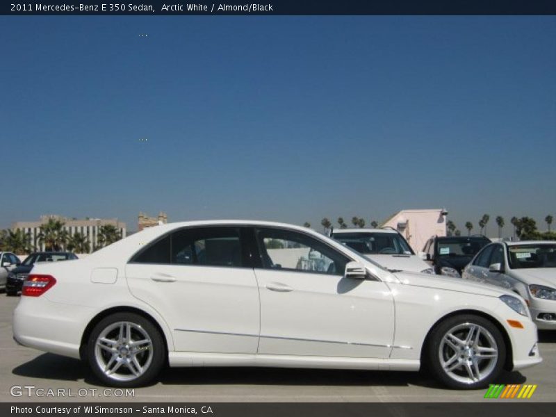 Arctic White / Almond/Black 2011 Mercedes-Benz E 350 Sedan
