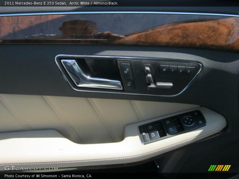 Arctic White / Almond/Black 2011 Mercedes-Benz E 350 Sedan