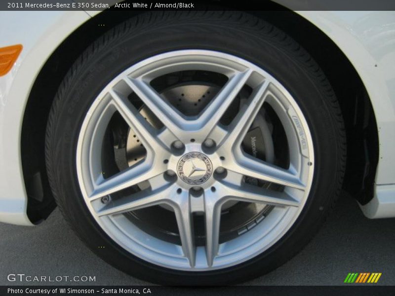 Arctic White / Almond/Black 2011 Mercedes-Benz E 350 Sedan