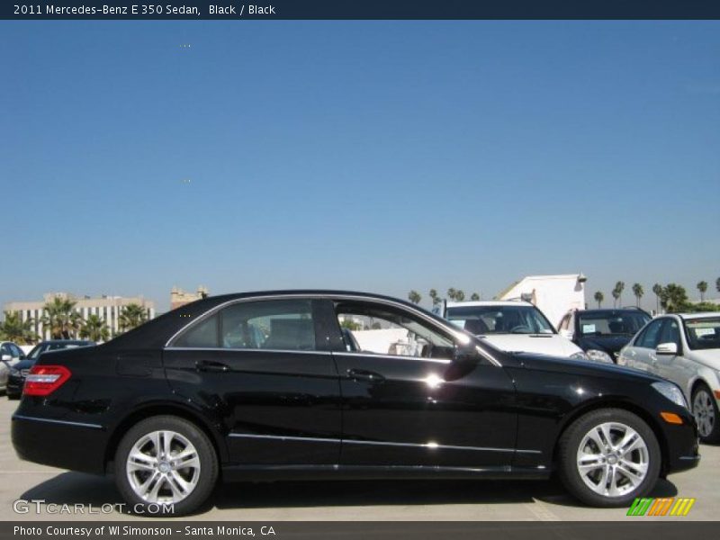 Black / Black 2011 Mercedes-Benz E 350 Sedan