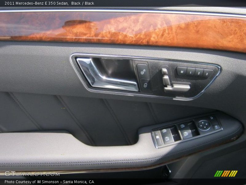 Black / Black 2011 Mercedes-Benz E 350 Sedan