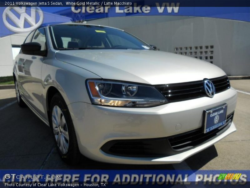 White Gold Metallic / Latte Macchiato 2011 Volkswagen Jetta S Sedan
