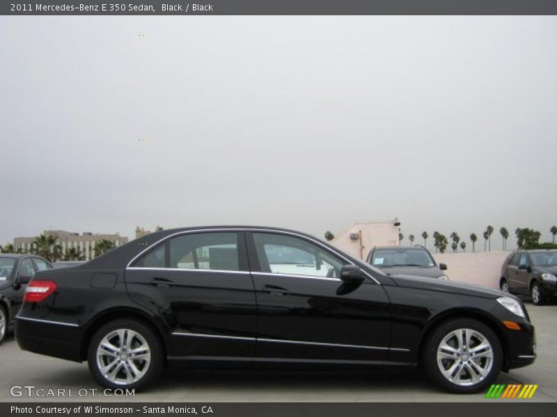 Black / Black 2011 Mercedes-Benz E 350 Sedan