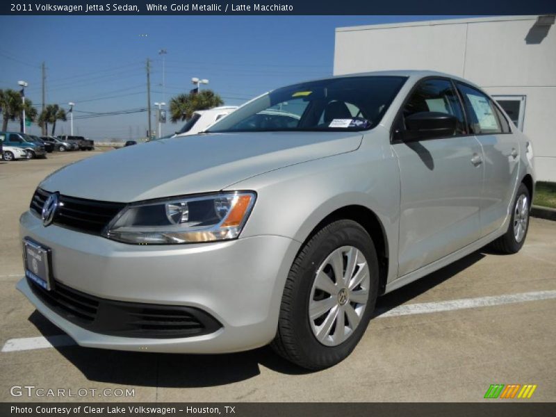 White Gold Metallic / Latte Macchiato 2011 Volkswagen Jetta S Sedan