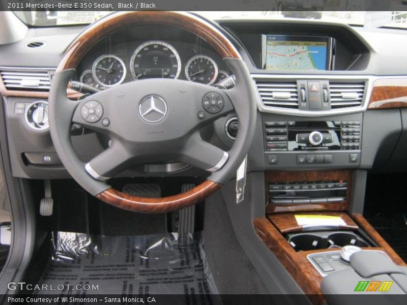Black / Black 2011 Mercedes-Benz E 350 Sedan