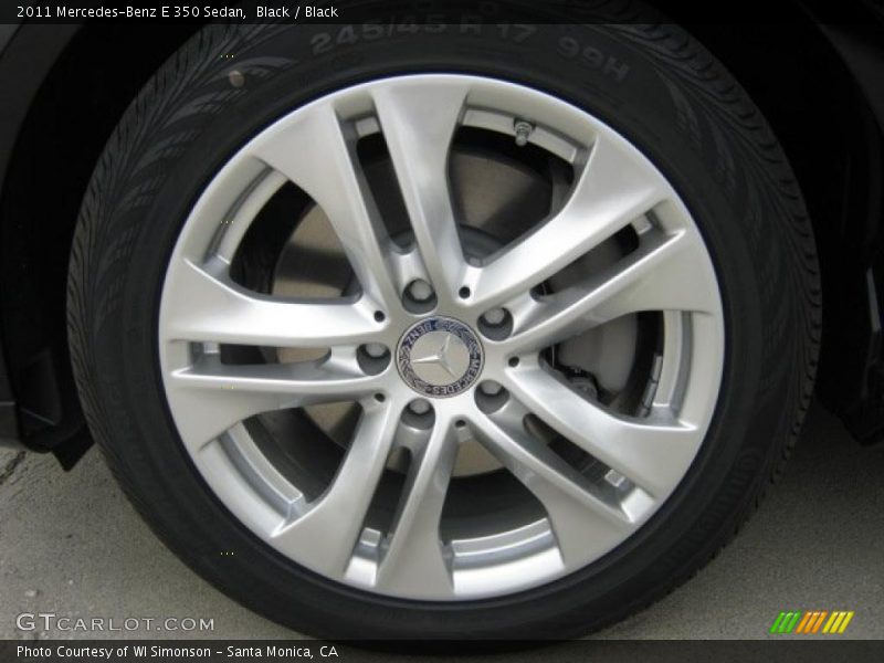 Black / Black 2011 Mercedes-Benz E 350 Sedan