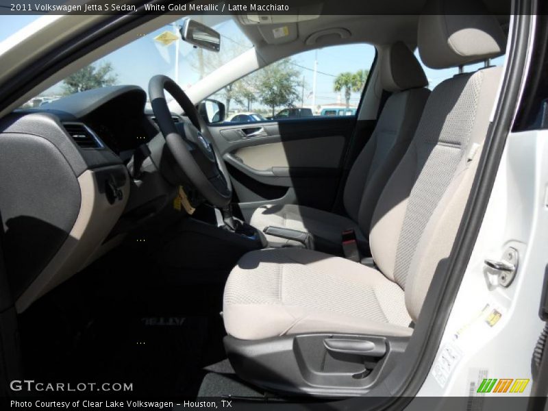 White Gold Metallic / Latte Macchiato 2011 Volkswagen Jetta S Sedan