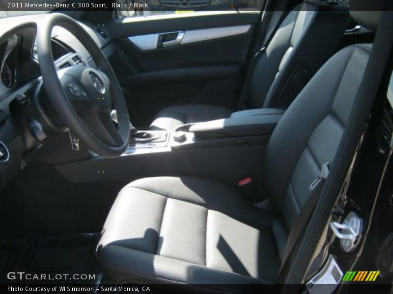 Black / Black 2011 Mercedes-Benz C 300 Sport