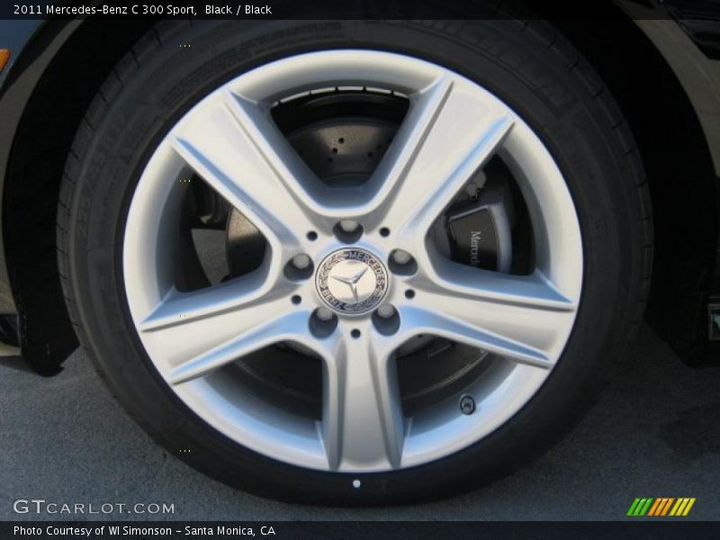 Black / Black 2011 Mercedes-Benz C 300 Sport