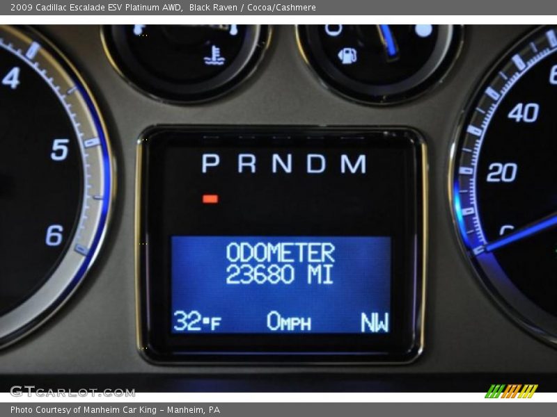 Black Raven / Cocoa/Cashmere 2009 Cadillac Escalade ESV Platinum AWD