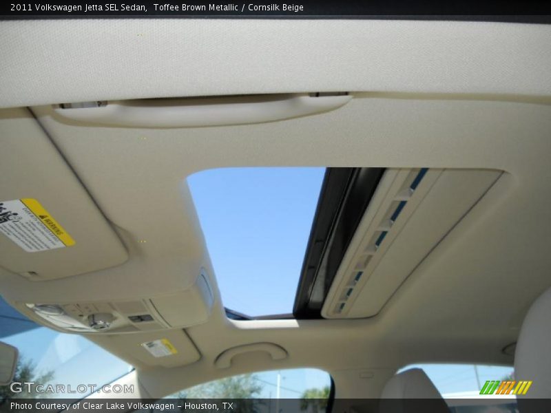 Toffee Brown Metallic / Cornsilk Beige 2011 Volkswagen Jetta SEL Sedan