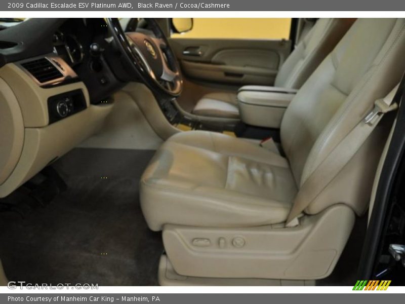  2009 Escalade ESV Platinum AWD Cocoa/Cashmere Interior