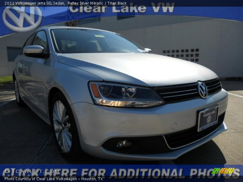 Reflex Silver Metallic / Titan Black 2011 Volkswagen Jetta SEL Sedan