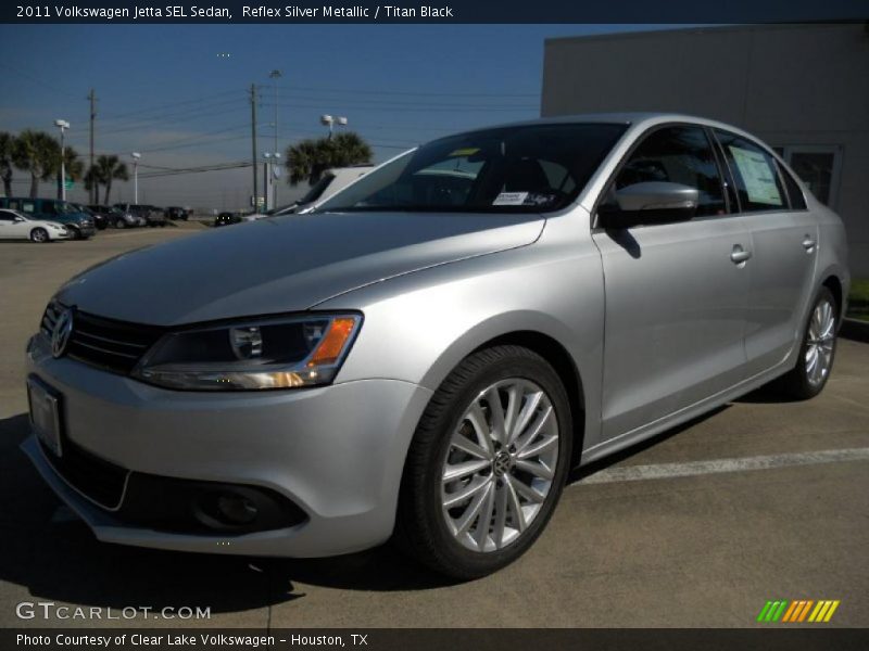 Reflex Silver Metallic / Titan Black 2011 Volkswagen Jetta SEL Sedan