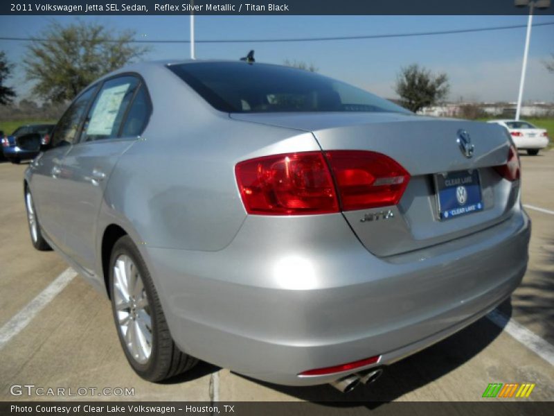 Reflex Silver Metallic / Titan Black 2011 Volkswagen Jetta SEL Sedan
