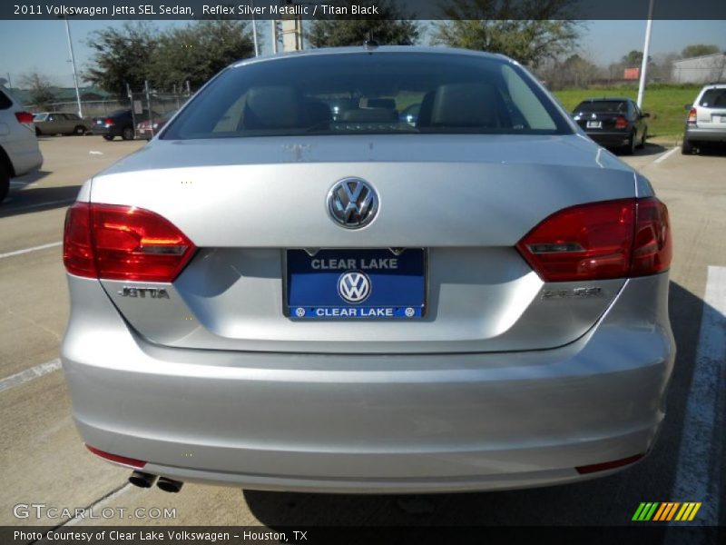 Reflex Silver Metallic / Titan Black 2011 Volkswagen Jetta SEL Sedan