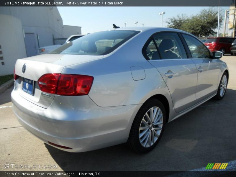Reflex Silver Metallic / Titan Black 2011 Volkswagen Jetta SEL Sedan