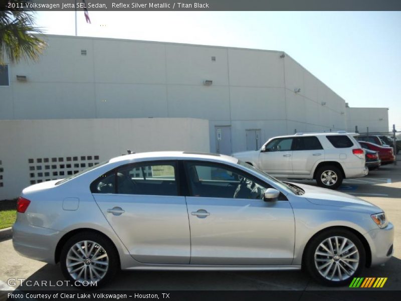 Reflex Silver Metallic / Titan Black 2011 Volkswagen Jetta SEL Sedan