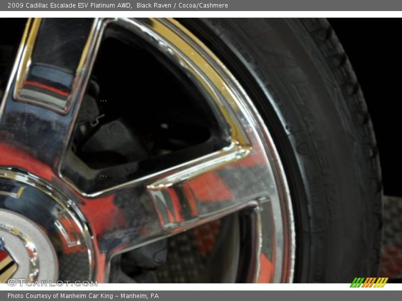 Black Raven / Cocoa/Cashmere 2009 Cadillac Escalade ESV Platinum AWD
