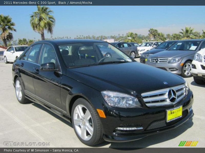Black / Almond/Mocha 2011 Mercedes-Benz C 300 Sport