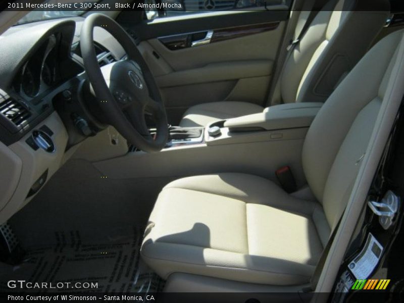Black / Almond/Mocha 2011 Mercedes-Benz C 300 Sport