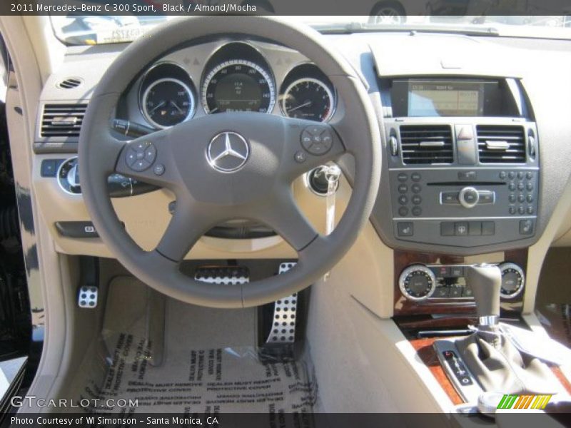 Black / Almond/Mocha 2011 Mercedes-Benz C 300 Sport