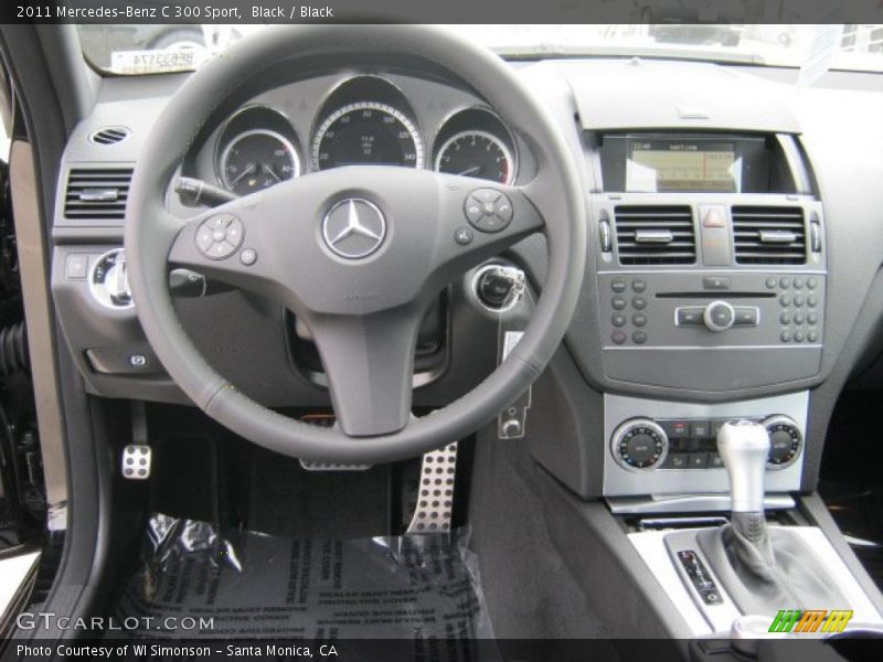 Black / Black 2011 Mercedes-Benz C 300 Sport