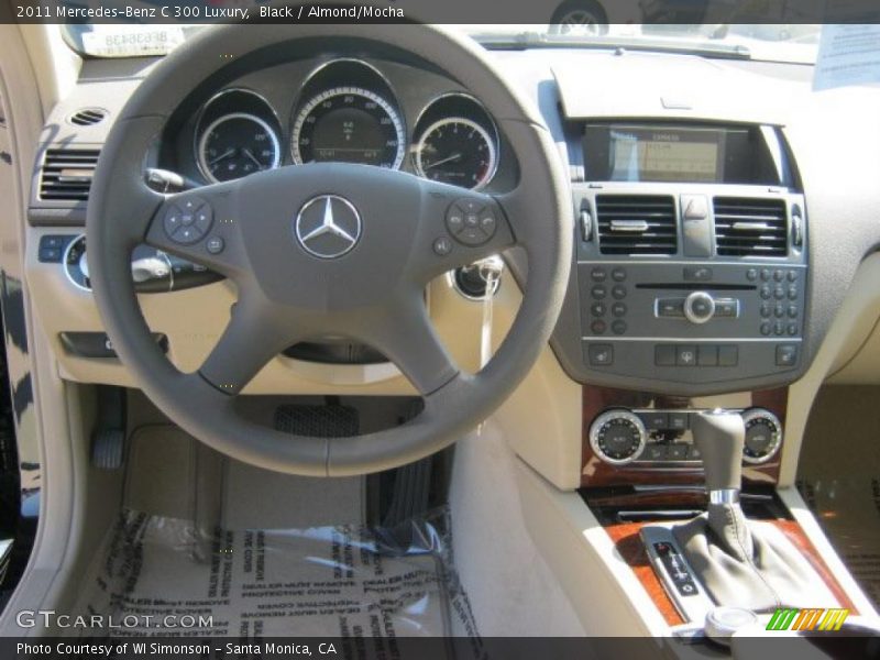Black / Almond/Mocha 2011 Mercedes-Benz C 300 Luxury