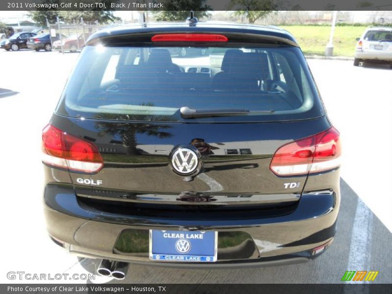 Black / Titan Black 2011 Volkswagen Golf 4 Door TDI