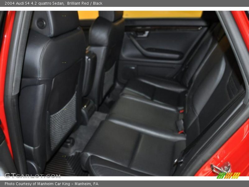 Brilliant Red / Black 2004 Audi S4 4.2 quattro Sedan