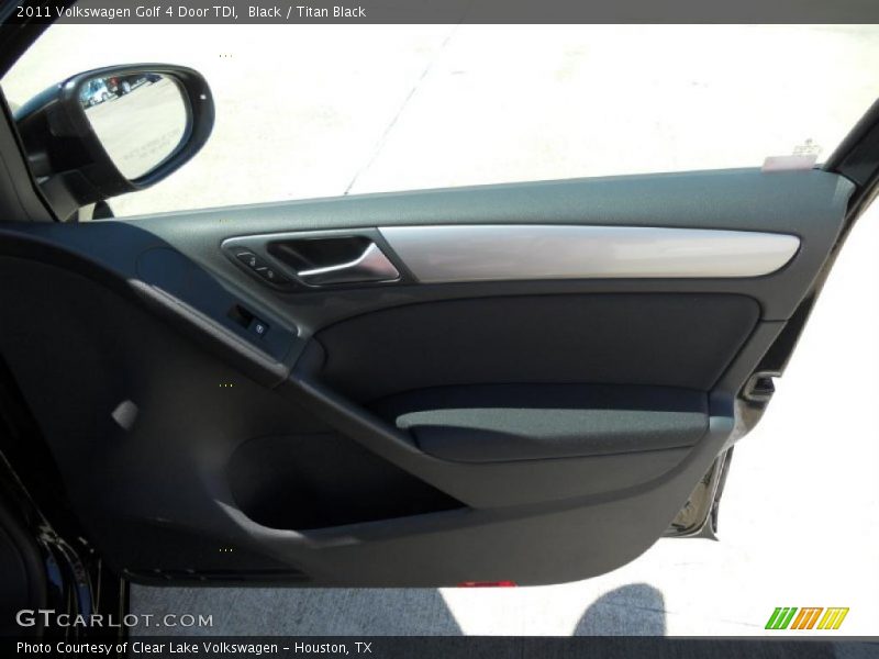 Black / Titan Black 2011 Volkswagen Golf 4 Door TDI