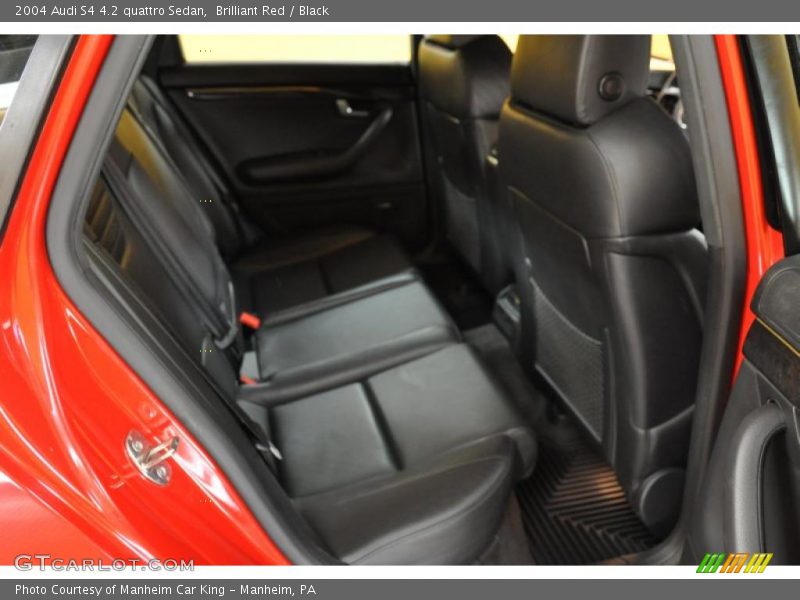 Brilliant Red / Black 2004 Audi S4 4.2 quattro Sedan