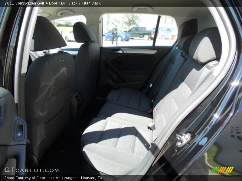 Black / Titan Black 2011 Volkswagen Golf 4 Door TDI