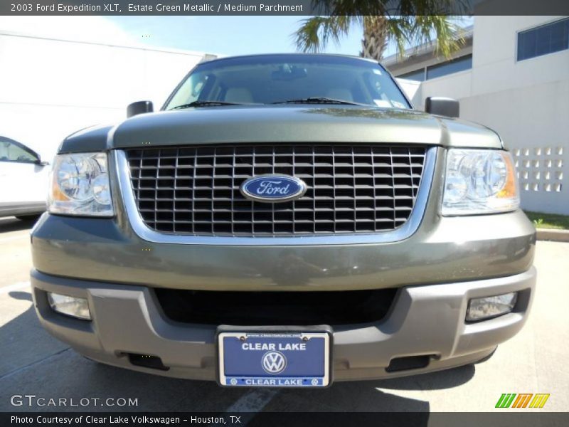 Estate Green Metallic / Medium Parchment 2003 Ford Expedition XLT