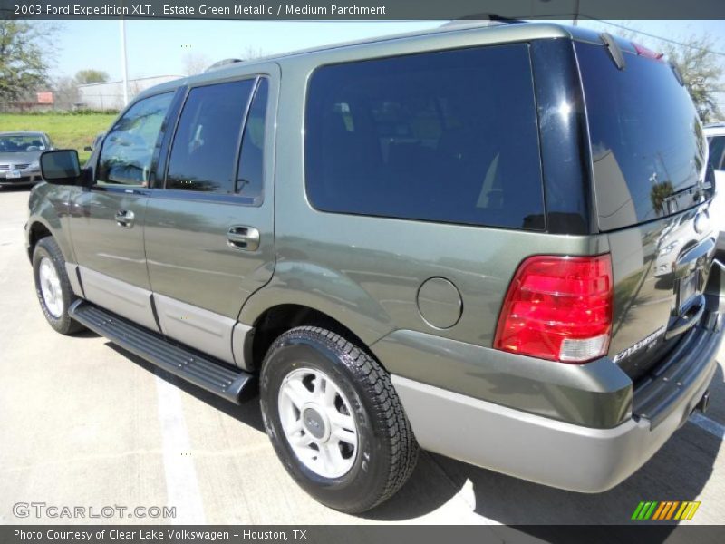 Estate Green Metallic / Medium Parchment 2003 Ford Expedition XLT