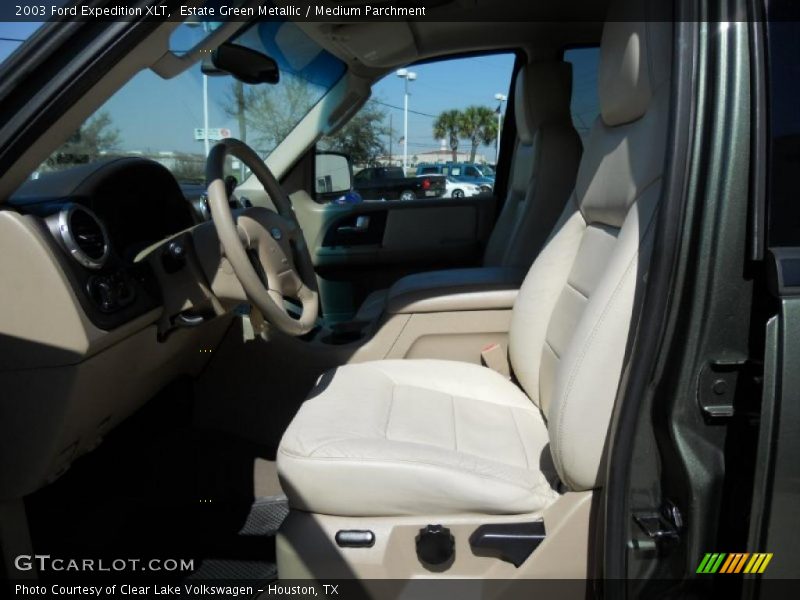 Estate Green Metallic / Medium Parchment 2003 Ford Expedition XLT