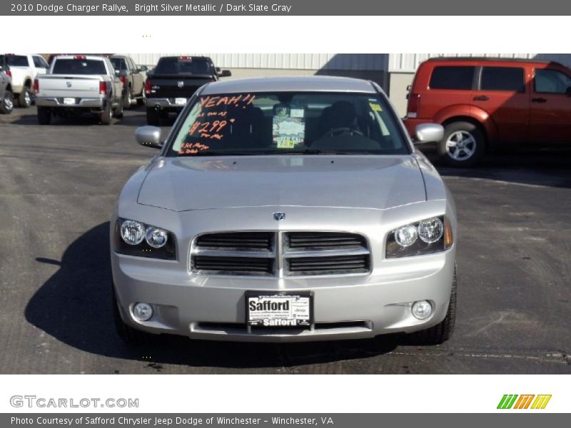 Bright Silver Metallic / Dark Slate Gray 2010 Dodge Charger Rallye