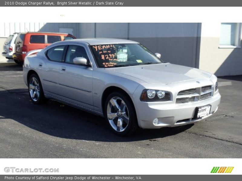 Bright Silver Metallic / Dark Slate Gray 2010 Dodge Charger Rallye