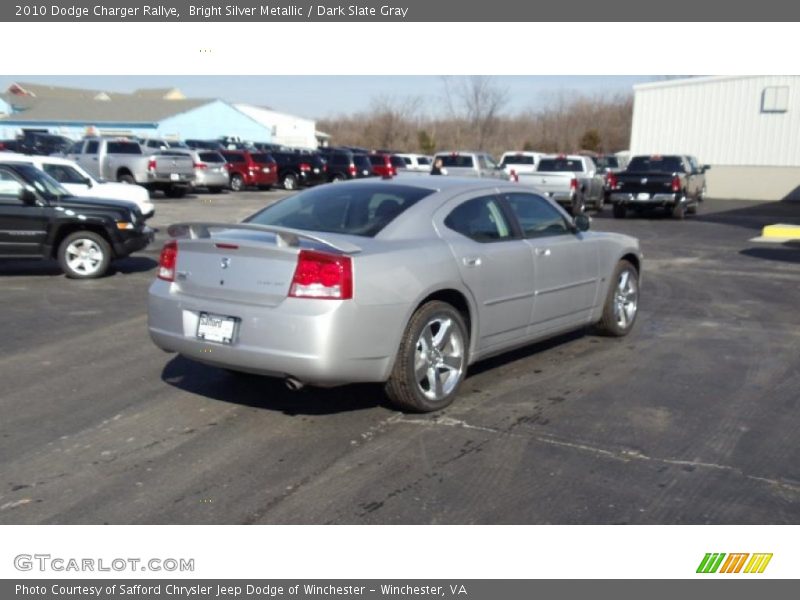 Bright Silver Metallic / Dark Slate Gray 2010 Dodge Charger Rallye