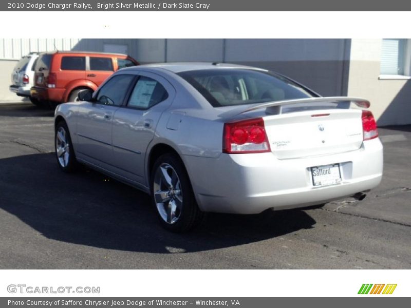 Bright Silver Metallic / Dark Slate Gray 2010 Dodge Charger Rallye