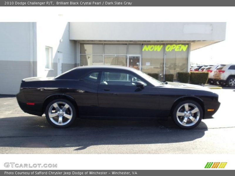 Brilliant Black Crystal Pearl / Dark Slate Gray 2010 Dodge Challenger R/T