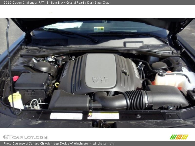 Brilliant Black Crystal Pearl / Dark Slate Gray 2010 Dodge Challenger R/T