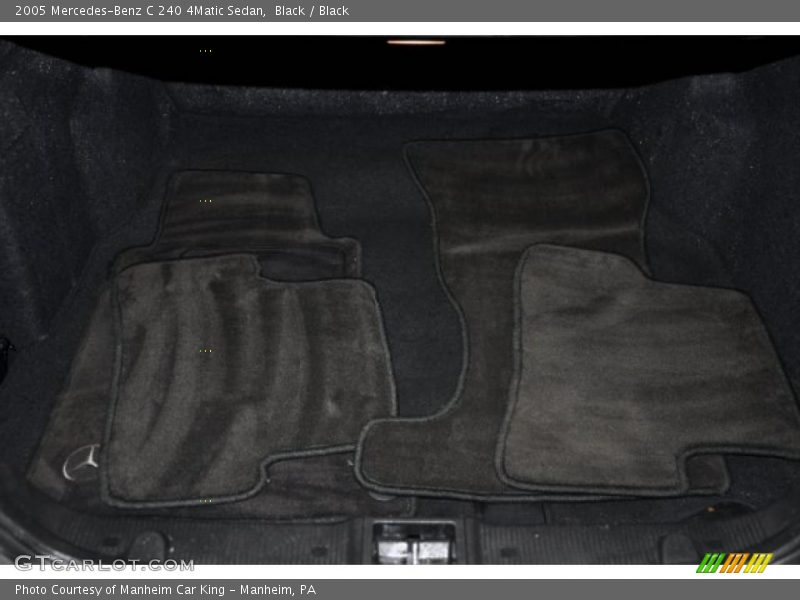 Black / Black 2005 Mercedes-Benz C 240 4Matic Sedan