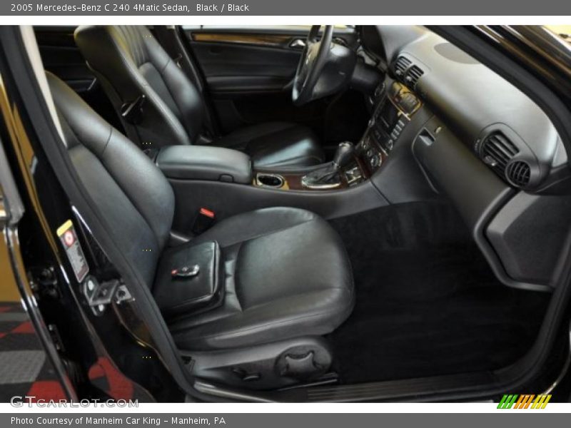 Black / Black 2005 Mercedes-Benz C 240 4Matic Sedan