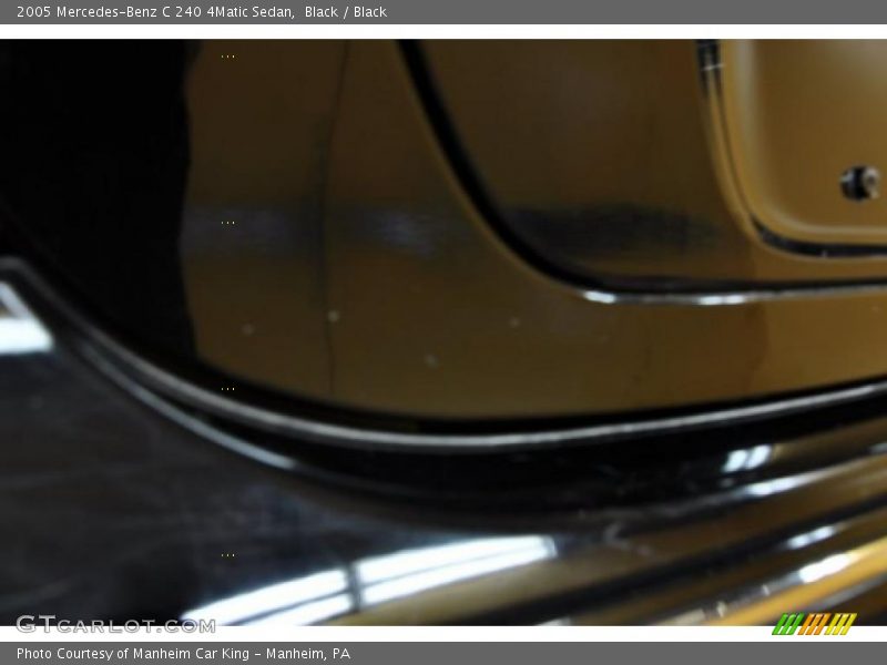 Black / Black 2005 Mercedes-Benz C 240 4Matic Sedan