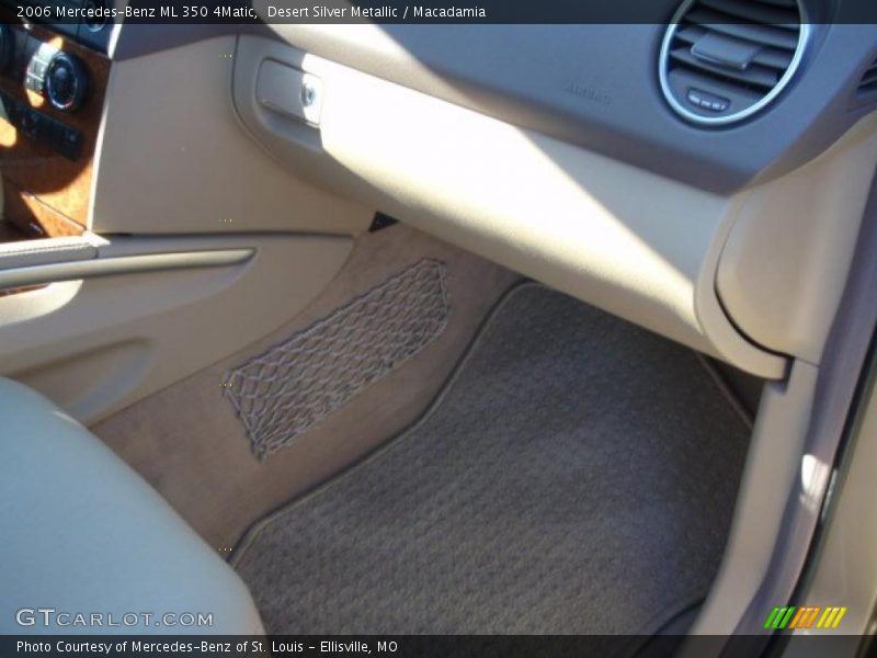 Desert Silver Metallic / Macadamia 2006 Mercedes-Benz ML 350 4Matic