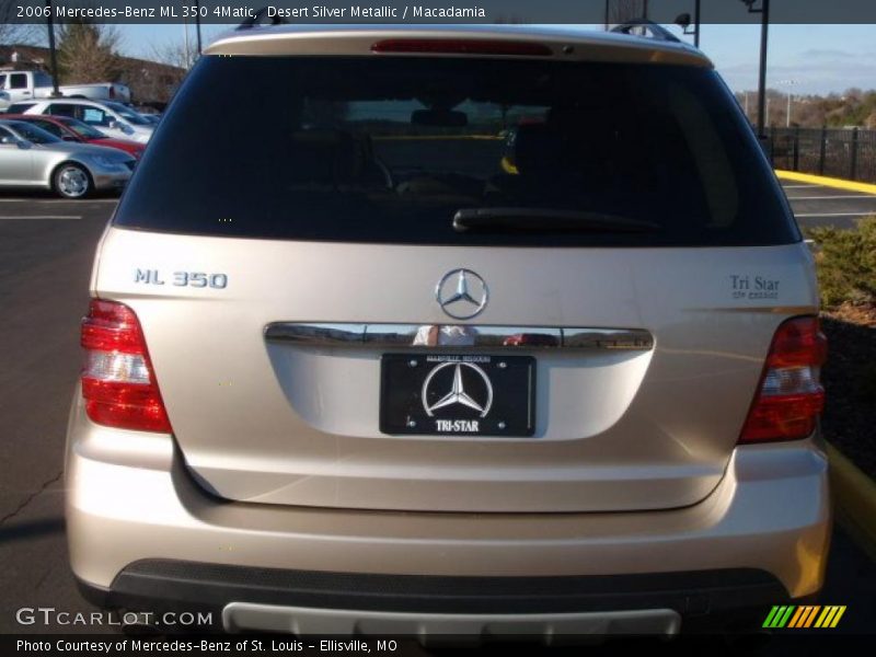 Desert Silver Metallic / Macadamia 2006 Mercedes-Benz ML 350 4Matic