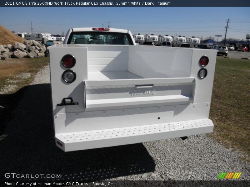 Summit White / Dark Titanium 2011 GMC Sierra 2500HD Work Truck Regular Cab Chassis