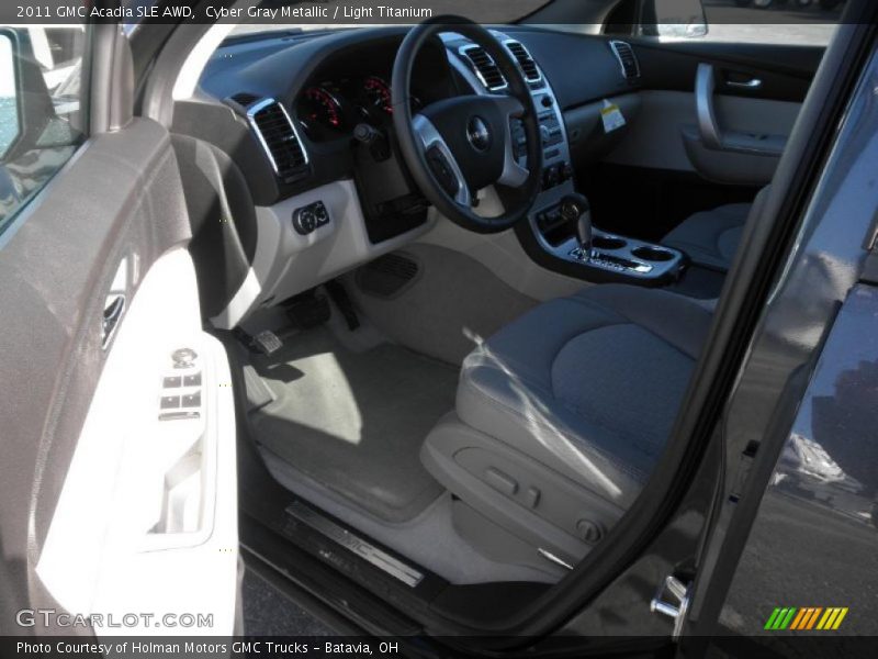 Cyber Gray Metallic / Light Titanium 2011 GMC Acadia SLE AWD